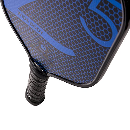 Onix Z5 Graphite Pickleball Paddle (Blue) with Cushion Grip and Blue Paddle Cover