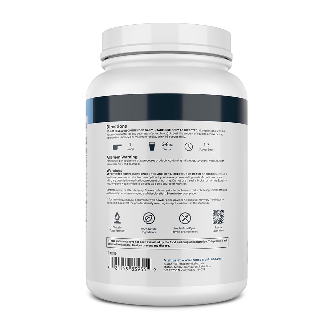 Transparent Labs Grass-Fed Whey Protein Isolate - Natural Flavor, Gluten Free Whey Protein Powder w/ 28g of Protein per Serving & 9 Essential Amino Acids - 30 Servings, Chocolate Peanut Butter