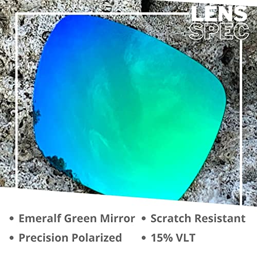 Dynamix Polarized Replacement Lenses for Oakley Fuel Cell | Easy To Install | Fit Perfectly | Solid Black + Ice Blue