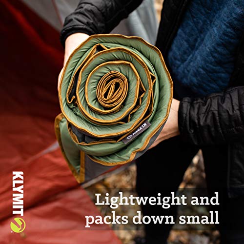 Klymit Klymaloft Extra Large Inflatable Air Bed, Sleeping Pad, Compact, Portable, Inflatable, Supportive, Hybrid, Airplane, Camping, Backpacking, Hammock, Pillow, Grey