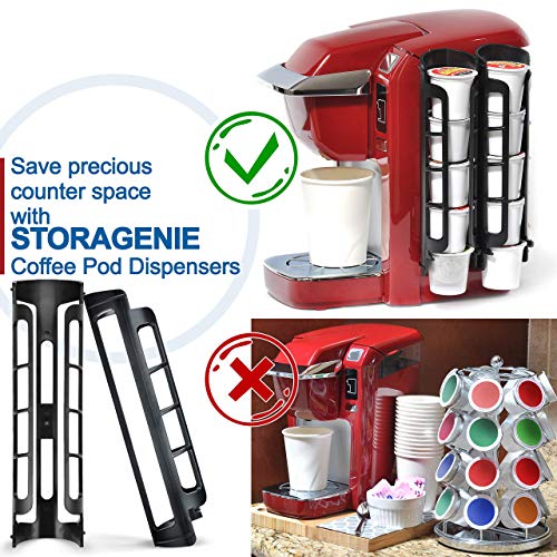 STORAGENIE K Cup Holders, Coffee Pod Holders for Keurig, Kcup Holders, Space Saving K pod Storage | Organizer, Perfect for Counters Small Space