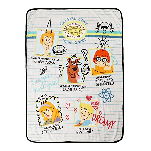 Northwest Scooby Doo Silk Touch Throw Blanket, 50" x 60", Santa I Can Explain