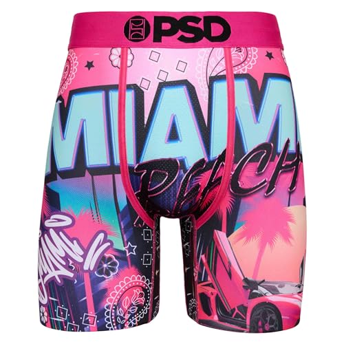 PSD Men's Drippin Heat Boxer Briefs, Multi, M