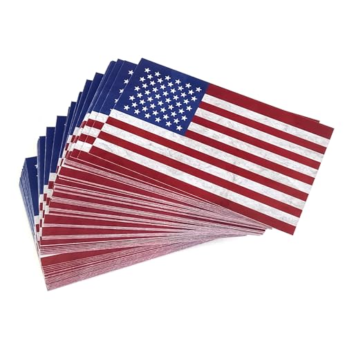 RXBC2011 100 Pack Patriotic American Flag Appointment Reminder Cards 2x3.5 Inches