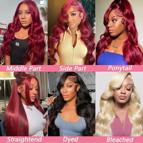 METDIO Chocolate Brown Lace Front Wig 26 Inch 13x6 Body Wave Lace Front Wigs Human Hair Pre Plucked 180% Density HD Lace Frontal Wigs Human Hair Brown Wig Human Hair Colored Glueless Wigs for Women