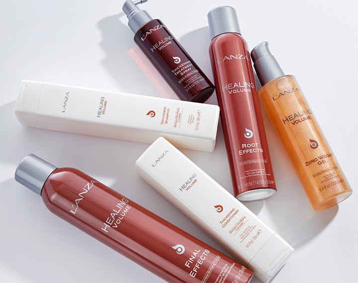 L'ANZA Healing Volume Thickening Treatment Hair Spray, Boosts Shine, Volume, and Thickness for Fine and Flat Hair, Rich With Bamboo Bodifying Complex and Keratin (3.4 Fl Oz)