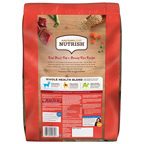 Rachael Ray Nutrish Bright Puppy Premium Natural Dry Dog Food, Real Chicken & Brown Rice Recipe, 6 Pounds (Packaging May Vary)