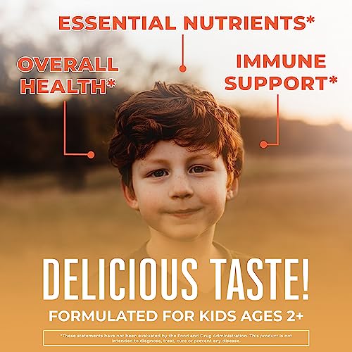 MaryRuth Organics Nutritional Supplement Vegan Omega 3 Gummy for Kids 2+ | 2 Month Supply | Sugar Free | Vitamin C, E, Flaxseed Oil | Immune Support, Overall Wellness | No Fish Taste | 60 Count