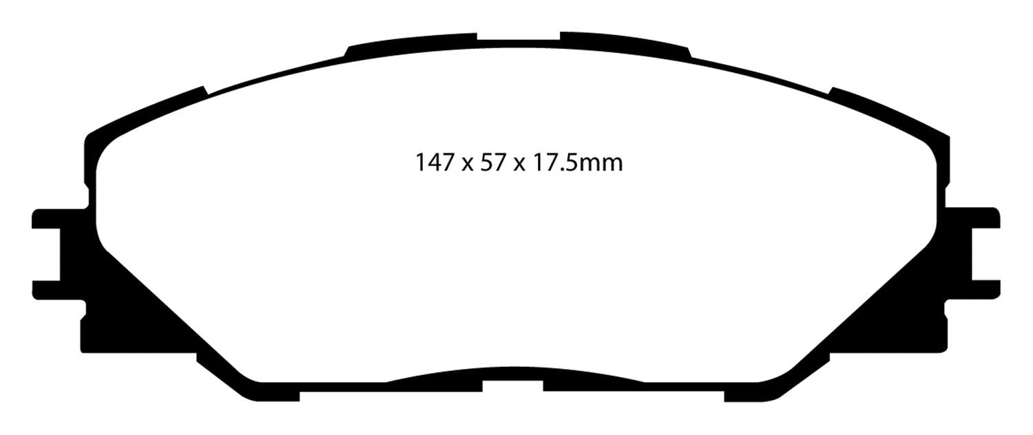 EBC Brakes DP31792C Redstuff Ceramic Low Dust Brake Pad