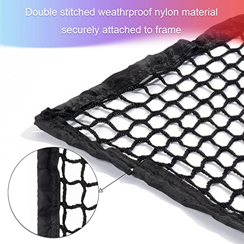 Golf Sports Practice Barrier Net Hitting Nets,Heavy Duty Golf Ball Netting High Impact Practice Barrier Nets Ball Containment Black