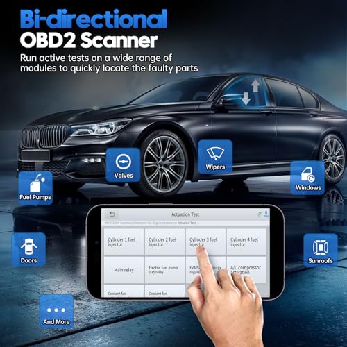 Wireless OBD2 Scanner for Android & iPhone, XTOOL Anyscan A30M 2024 Newest Bidirectional Scan Tool with Free Updates, All System Diagnostics, 21 Resets, ABS Bleed, Oil Reset, Upgraded Ver. of A30