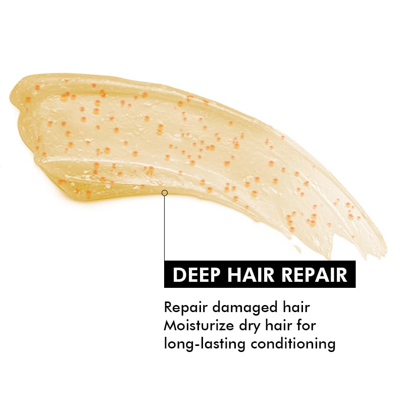 Karseell Collagen Hair Treatment Deep Repair Conditioning Argan Oil Collagen Hair Mask Essence for Dry Damaged Hair All Hair Types 16.90 oz 500ml