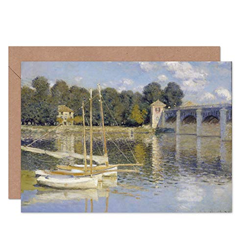 Artery8 Claude Monet The Rue Montorgueil In Paris Fine Art Greeting Card Plus Envelope Blank Inside