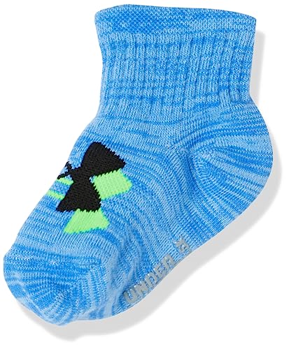 Under Armour Baby Boys Multi Pack Future Boss Essential Quarter Sock, Extreme Green, 12-24 Months