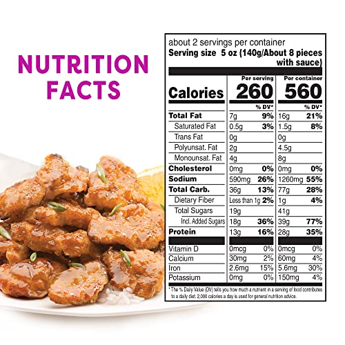 Gardein Mandarin Orange Crispy Plant-Based Chick'n, Vegan, Frozen, 10.5 oz.