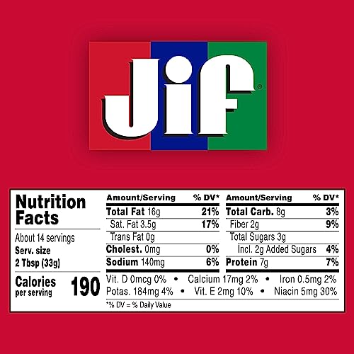 Jif Creamy Peanut Butter, 16 Ounces