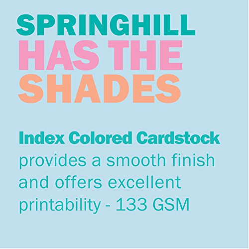 Springhill 11” x 17” Blue Colored Cardstock Paper, 110lb, 199gsm, 1000 Sheets (4 Reams) – Premium Heavy Cardstock, Printer Paper with Smooth Finish for Cards, Flyers, Scrapbooking & More – 025320C