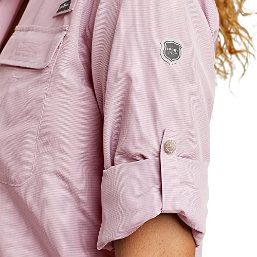 Eddie Bauer Women's Guide UPF Long-Sleeve Shirt, Cocoa, Small