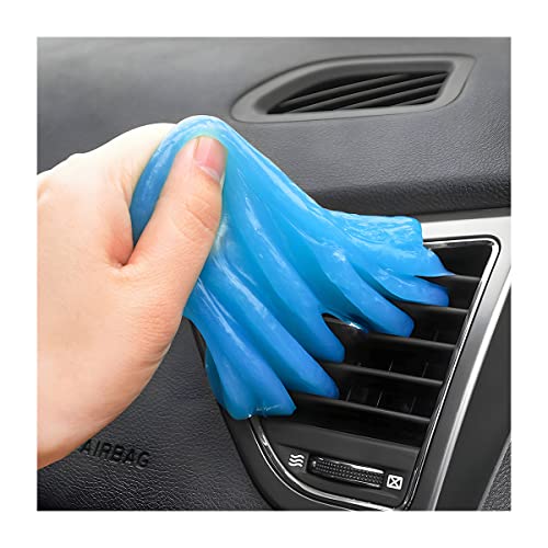 Moly Magnolia Cleaning Gel for Car, Universal Detailing Putty Gel Detail Tools Car Interior Cleaner, Removal Putty Keyboard Cleaner for Car Vents, PC, Laptops, Cameras (Blue)