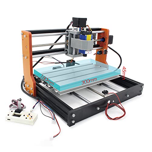 CNCTOPBAOS 3018-PRO 2 in 1 CNC Router Mini Engraver Machine with Module, XYZ Limit Switches and E-Stop, GRBL Control 3-Axis DIY Engraving Milling Cutting Wood PVC PCB Acrylic with Offline Controller