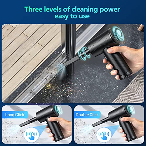 Compressed-Air-Duster-Blower-Fan-pc Duster Electric 300000RPM- Replace Compressed air can-Keyboard Clean-car Cleaning Kits-Turbo Fan-Car Dryer air Blower-Jet Fan-No air Canned dusters for Cleaning