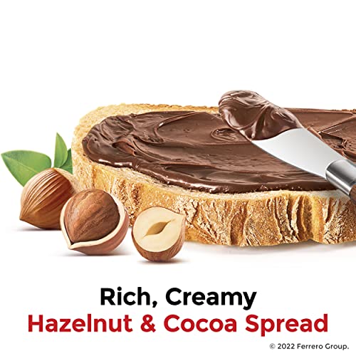 Nutella Hazelnut Spread Mini Jars, 64 Mini Jars, Baking Supplies, Great For Restaurants And Bakeries, 56.32 Oz Total