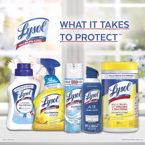 Lysol Cleaner Hydrogen Peroxide Multi-Purpose Cleaner Spray, Citrus, 32 Fluid Ounce