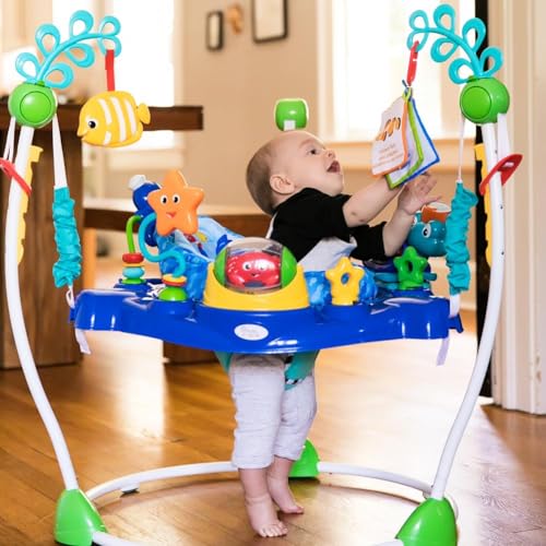 Baby Einstein Neptune's Ocean Discovery Activity Jumper, Ages 6 months +, Max weight 25 lbs., Unisex