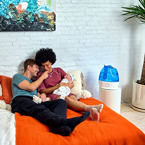 AquaOasis® Cool Mist Humidifier (2.2L Water Tank) Quiet Ultrasonic Humidifiers for Bedroom & Large room - Adjustable -360 Rotation Nozzle, Auto-Shut Off, Humidifiers for Babies Nursery & Whole House