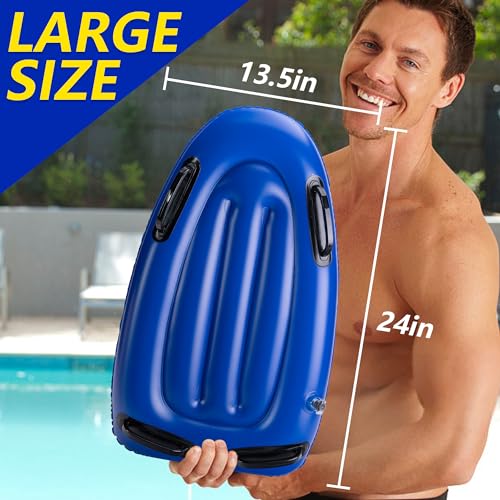 RunNico 2Pcs Adult Swim Training kickboard-Inflatable Adult Swimming Kickboard -PVC Pool Exercise Board，Swim Training Aid for Adult Pool Water Exercise