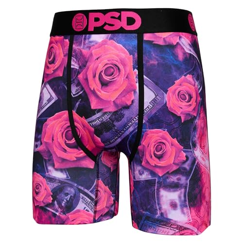 PSD Men's Ro$Es Melt Boxer Briefs, Multi, S