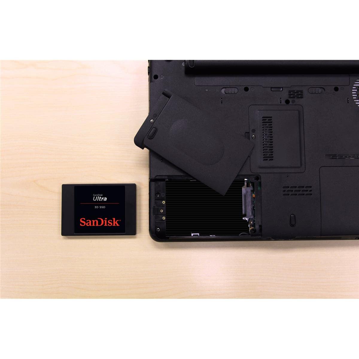 SanDisk Ultra 3D NAND 2TB Internal SSD - SATA III 6 Gb/s, 2.5"/7mm, Up to 560 MB/s - SDSSDH3-2T00-G25