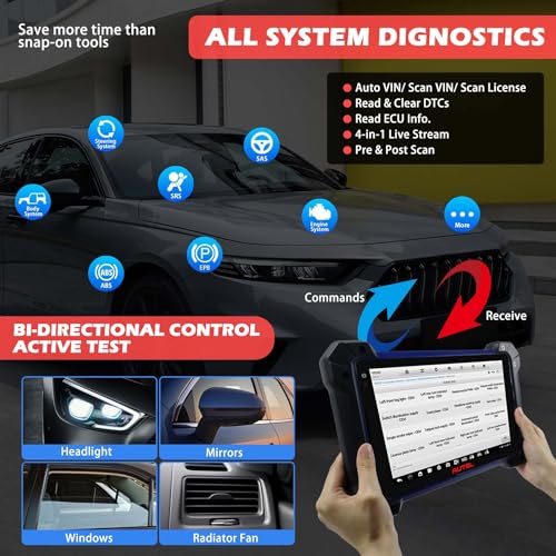 Autel IM608 PRO II Diagnostic Tool, Same as IM608S II/ IM608 II, with XP400PRO/ G-BOX3/ APB112, Bidirectional Scan Tool, ECU Coding, AutoScan2.0, 40+ Services