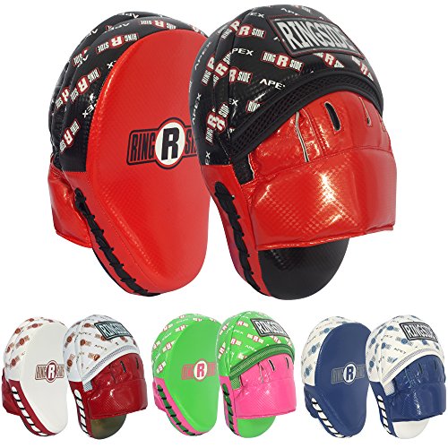 Ringside Apex Boxing MMA Punch Mitt (One Size) , Red / Black