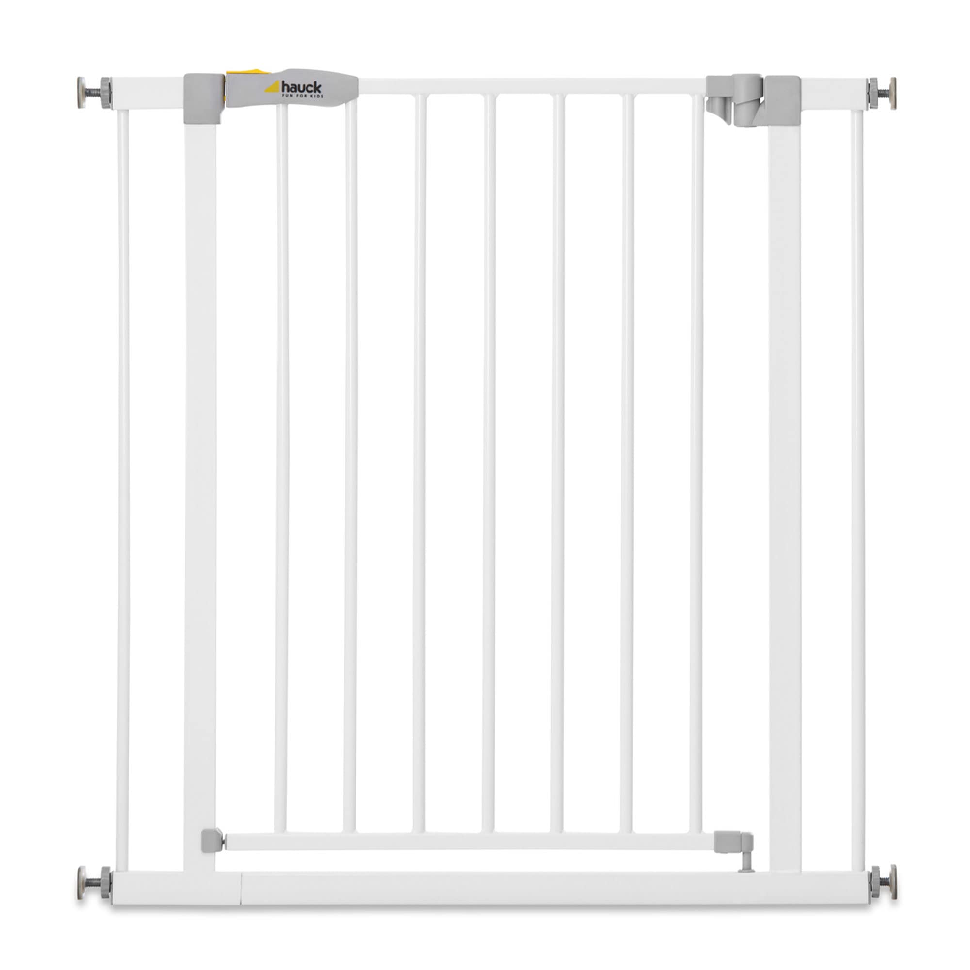 Hauck 59726 Open N Stop KD Pressure Fit Baby and Pet Safety Gate for 29 to 31" Wide Home Doorways, Stairways, or Hallways, White