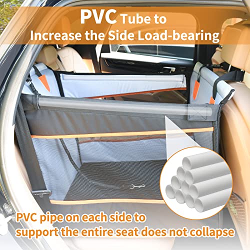 LOOBANI Dog Car Seat for Medium Large Dogs, Seat Extender for Dogs, with Waterproof Pee Pad and Pet Seat Belt, Provide Your Pet a Comfortable and Safety Travel Car Seat