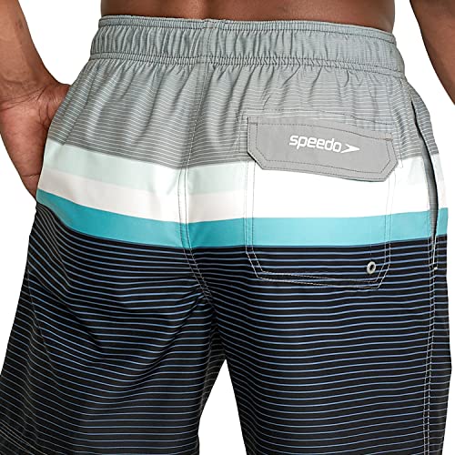 Speedo Men's Swim Trunk Mid Length Redondo Stripe