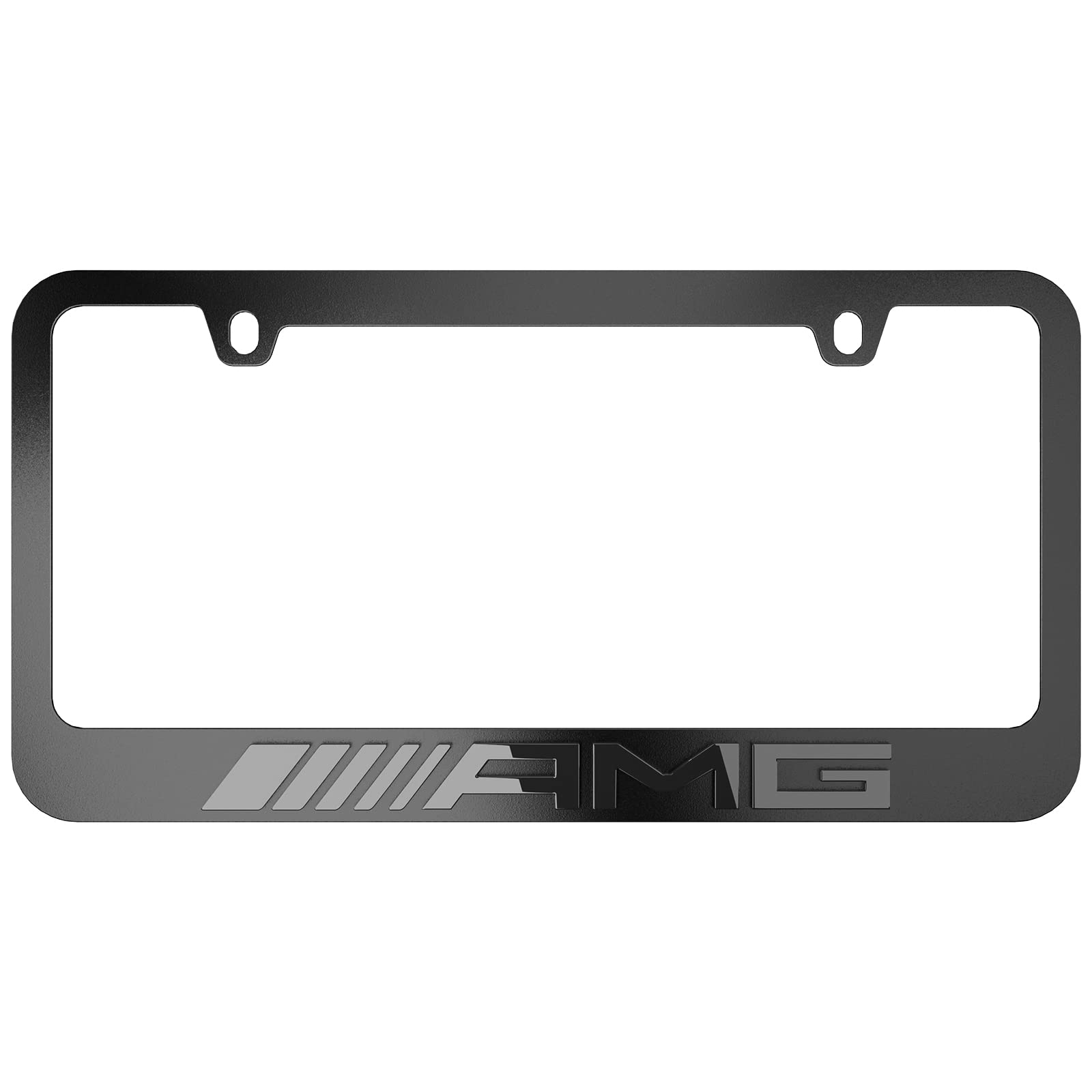 Black License Plate Frame for AMG