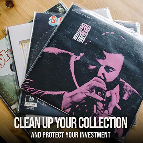 Vinyl Fever Record Sleeves [25 Pack] - Crystal Clear Outer Album Covers - Durable 3 Mil Thick Polypropylene Vinyl Sleeves for 12 Inch Lps and Archival Album Storage | 12.75"x12.75" Perfect Fit Sleeves