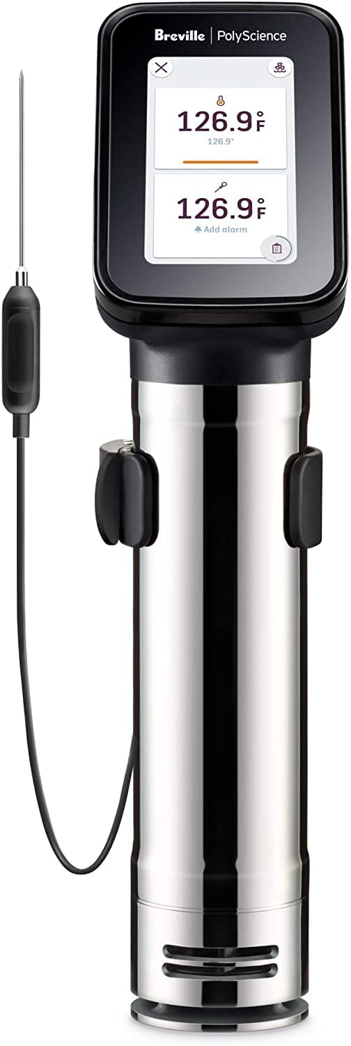 Breville Polyscience HydroPro Plus Sous Vide Immersion Circulator, 1450 Watt, Bluetooth, Stainless, CSV750PSS1BUC1