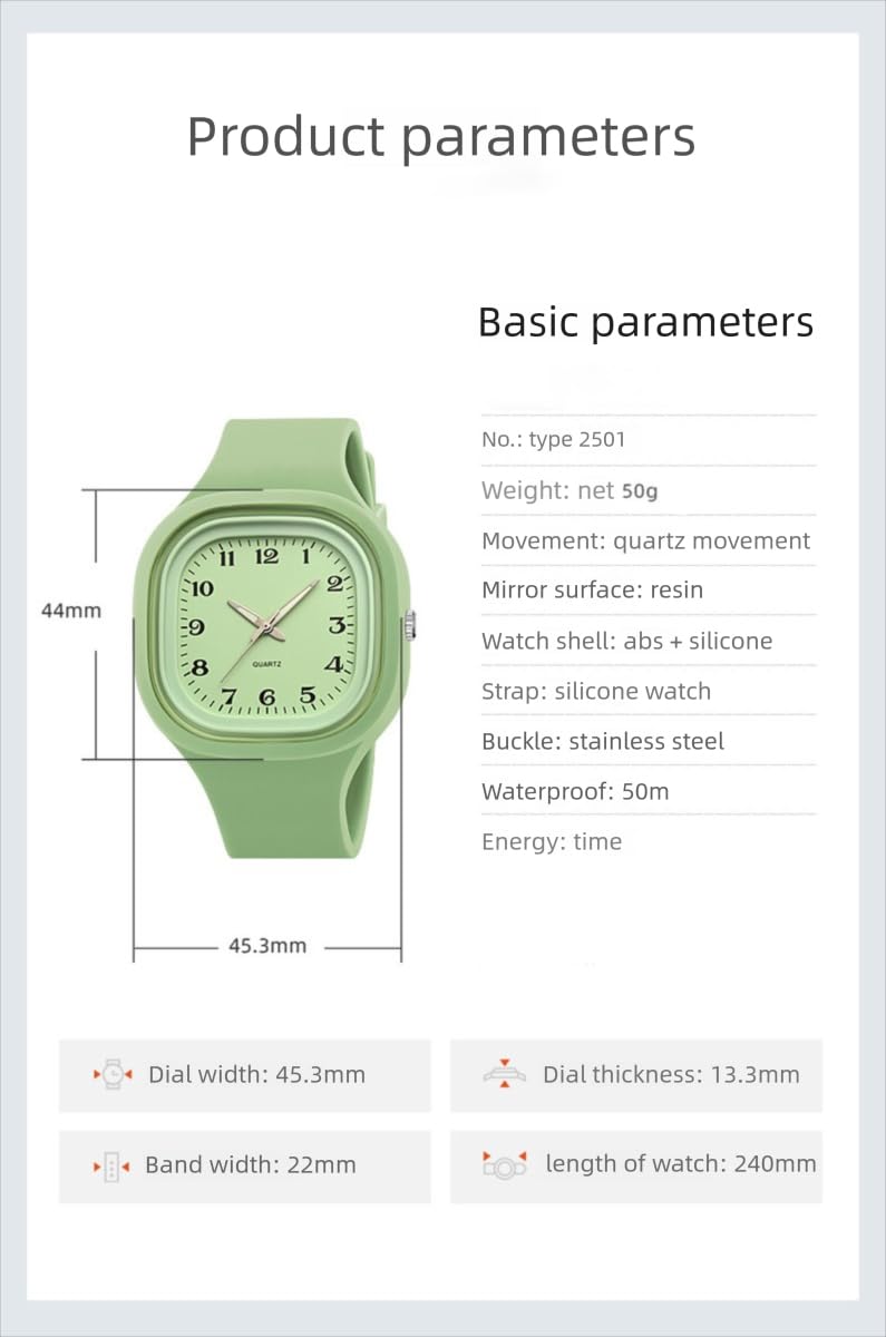 BESTKANG Unisex Quartz Watch Easy - to - Read Dial Casual Fashion Wristwatch for Men and Women (White)