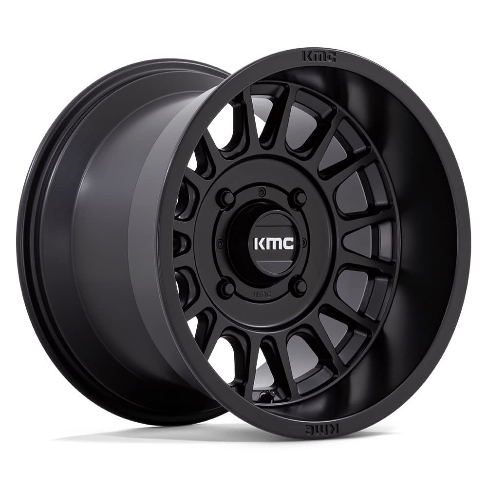 Bundle - 9 Items: KMC Impact 15" Wheels Black 32" Sand Stripper TT/XL HP Tires [4x156 Bolt Pattern 12mmx1.5 Lug Kit]