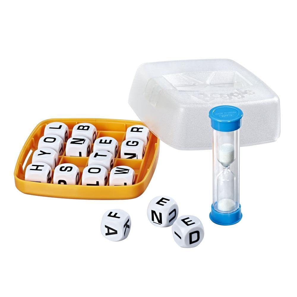 Boggle Classic Game | Word Search Games | Ages 8+ | 1 or More Players | Portable Travel Size | Fun Family Dice Games for Adults and Kids