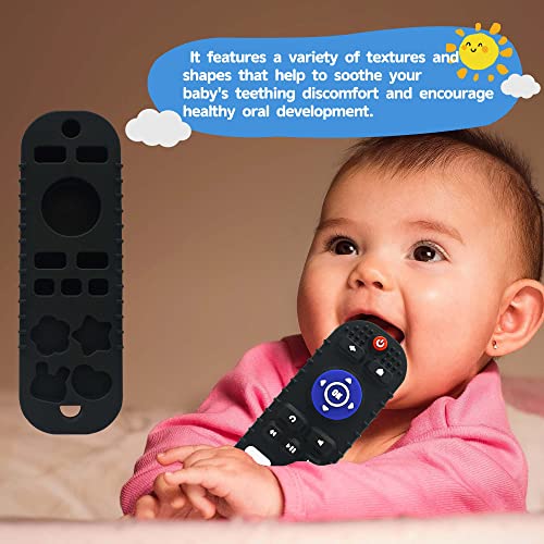 BIGSPINACH Cool Remote Tv Controller Teething Toy for Babies 3-12 Months Fun Baby Teether