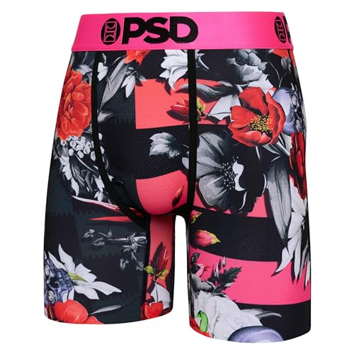 PSD Men's Ro$Es Melt Boxer Briefs, Multi, S