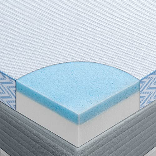 BedStory Firm Mattress Topper Twin - 3 Inch Firm Memory Foam Mattress Topper - High Density Bed Toppers for Back Pain