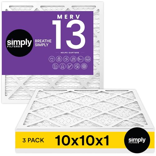 Simply Filters 14x25x1 MERV 13, MPR 1500 Air Filter (6 Pack) - Actual Size: 13.75"x24.75"x0.75" HVAC, AC Furnace Filter