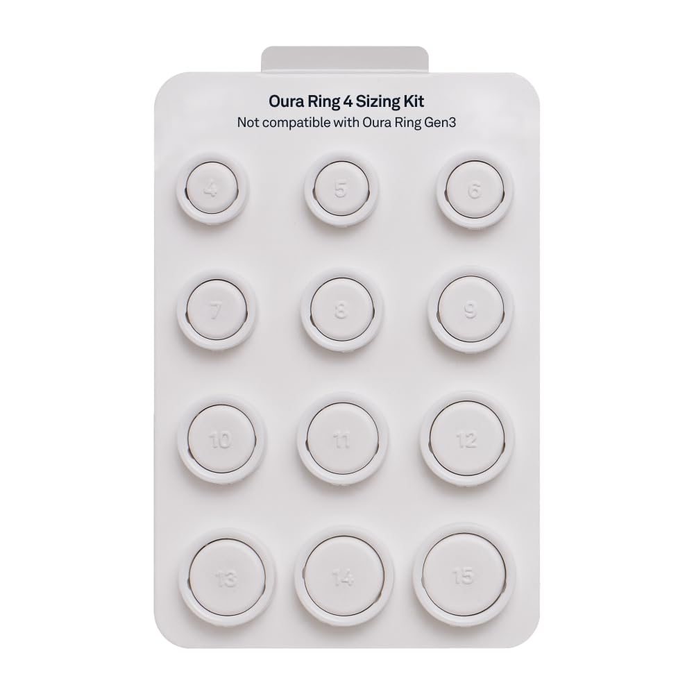Oura Ring 4 Sizing Kit - Size Before You Buy Oura Ring 4 - Unique Sizing - Receive Credit for Purchase
