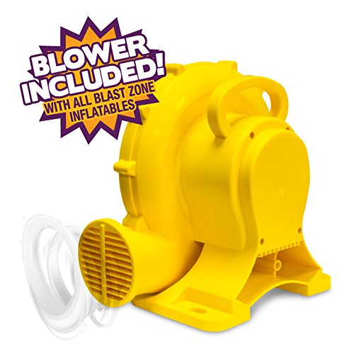 Blast Zone Triple Play Inflatable Combo Bounce House - Massive 16x14 - Blower - Premium Quality - 7 Players - Double Slides