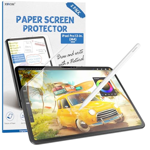 [2 PACK] Paperfeel Screen Protector Compatible with iPad Pro 12.9 Inch (2021&2020&2018),High Touch Sensitivity No Glare Scratch for iPad Pro 12.9 Matte Screen Protector, Compatible with Apple Pencil
